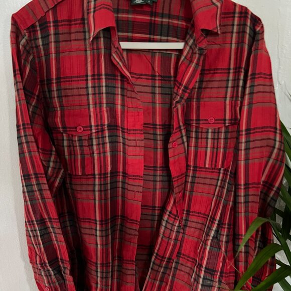 Vintage Ralph Lauren classic plaid button up - Picture 2 of 5